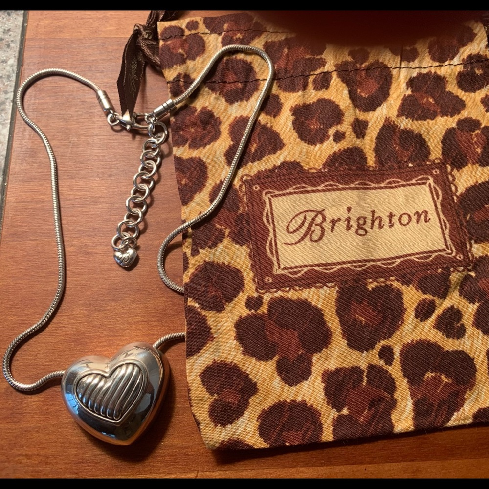 Brighton Silver Heart Pendent Necklace